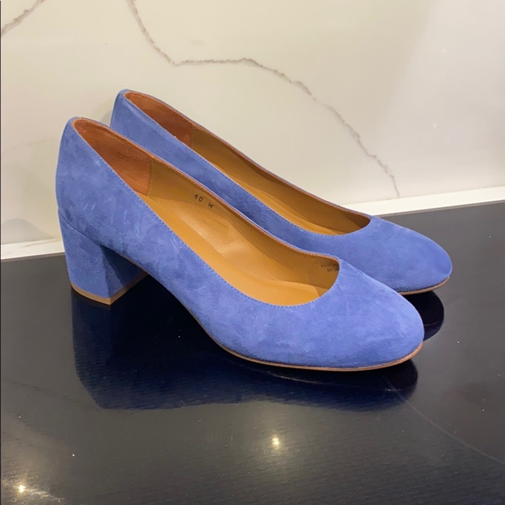 Blue Margaux heels